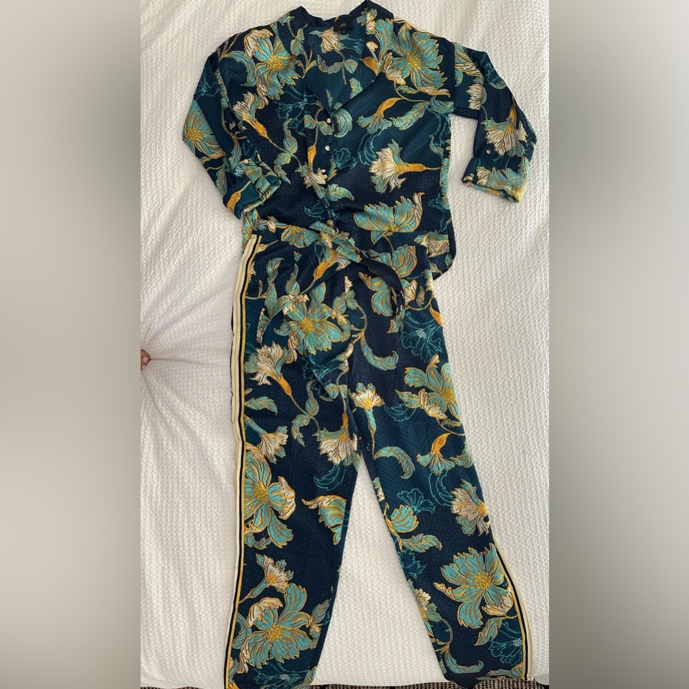 River Island Two Piece Blouse & Pant Set